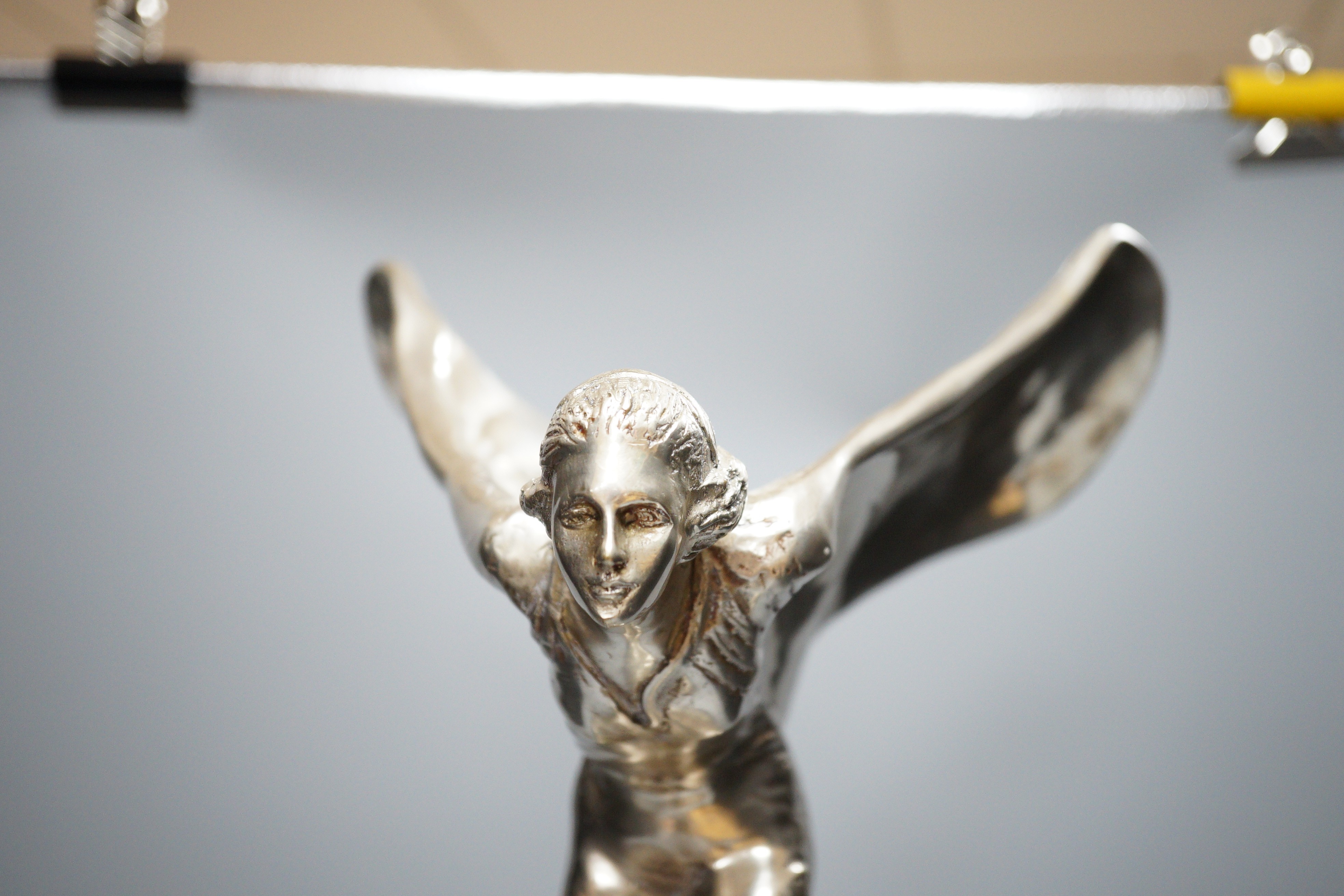 A large Spirit of Ecstasy centrepiece, 56cm